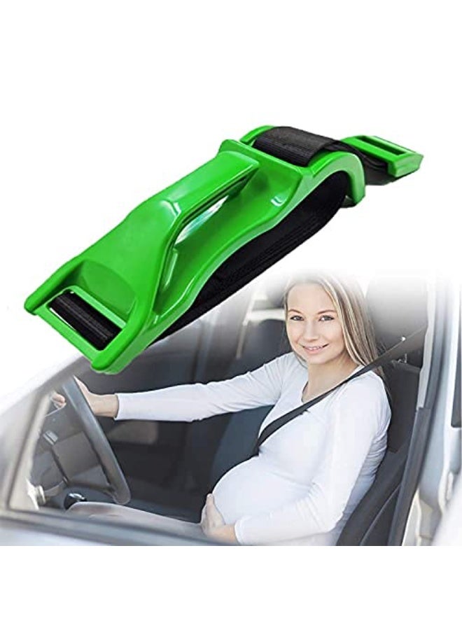 Bukela Pregnant Woman Seat Belt – Dolphin Green, Adjustable Positioner, Pregnancy Car Safety Belt - Image 1