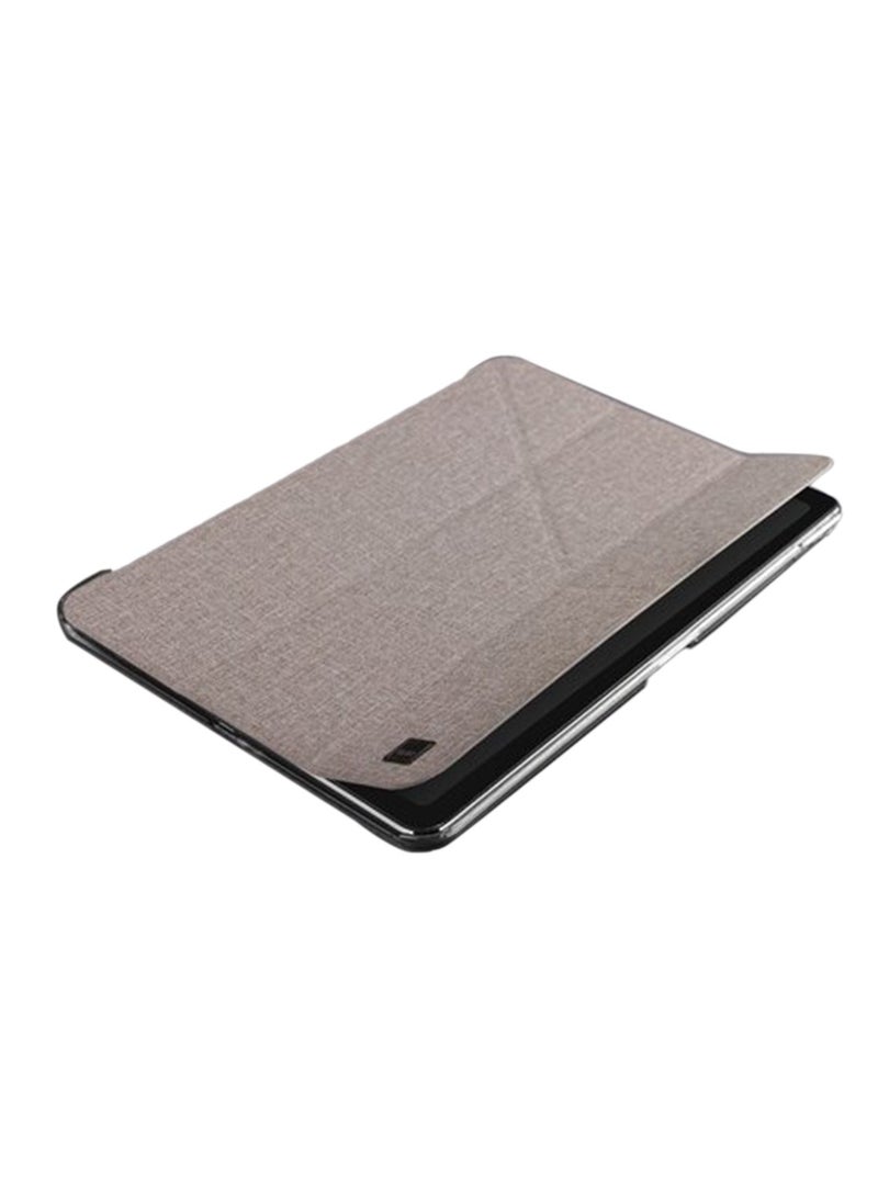 Uniq iPad Pro 10.5 Inches / iPad Air (2019) Cover, UNIQ Yorker Kanvas Case Light Grey grey - Image 1