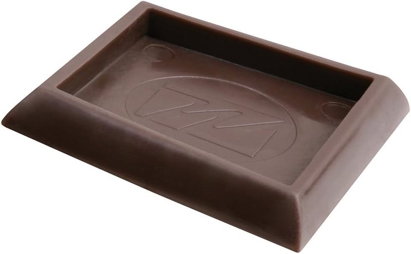 SoftTouch 4653495N Furniture Caster Cups Square for Carpet or Durable Hard Floors 2 Inch 12 Pack Brown 12 Count - Image 3