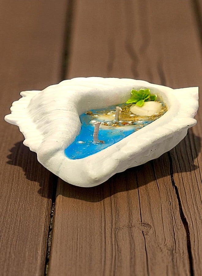 Freebies Handmade Sea Shell Candle | Ocean Inspired Decorative Wax Candle | Perfect Luxury Gift Candle - Image 3