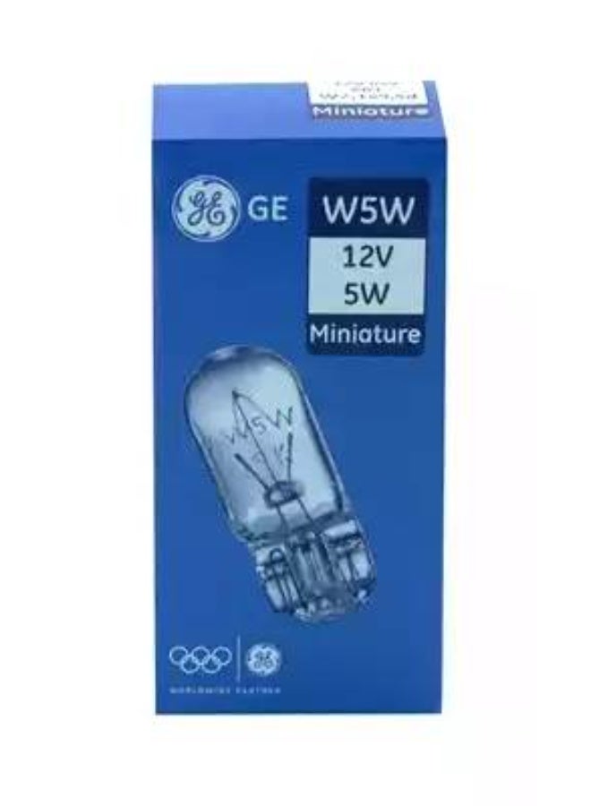 جي إي TU 501 W5W E1 12V W2،1X9،5D GE Box MIH - جنرال إلكتريك   -  41961 - Image 3