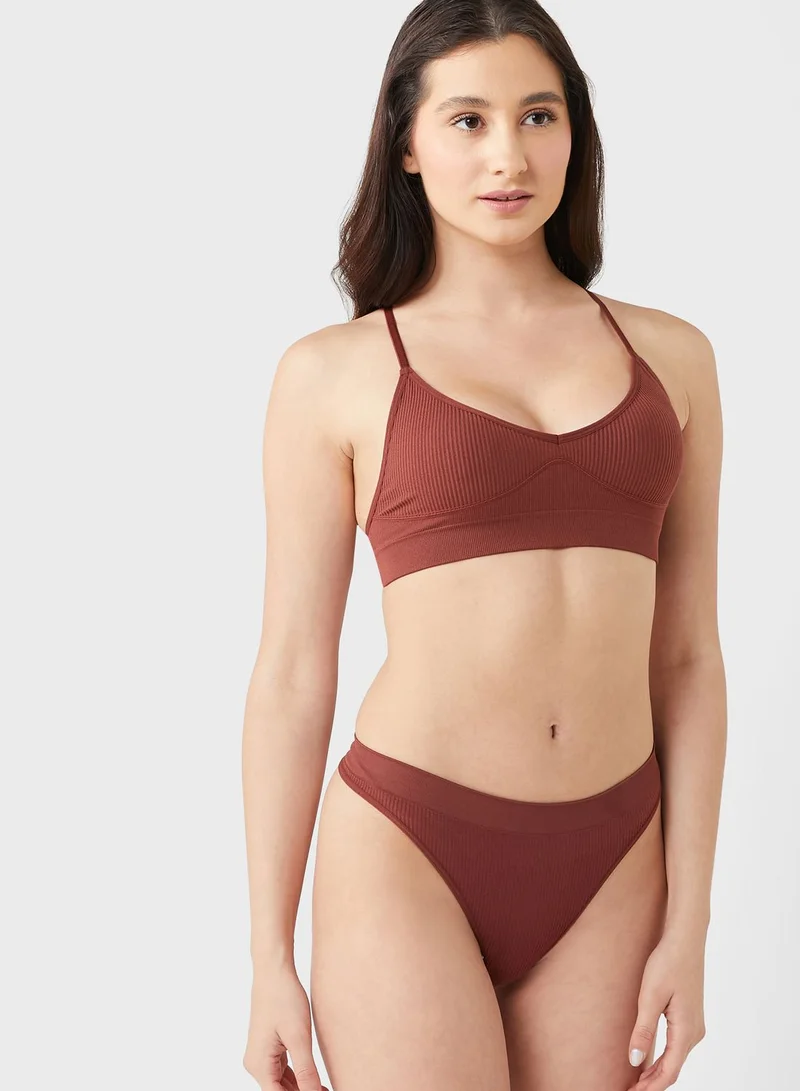 Cotton On Body 2 Pack Plunge Neck Bra