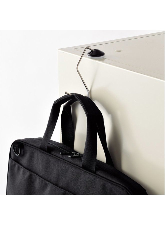LIHITLAB LIHIT LAB Lightweight Purse Hanger for Table, Bag Hanger, Purse Holder, Desk Hook for Gym, Restaurant, Office, Holds up to 11 pounds, 4" x 2'', Beige (A7595-16) - Image 3