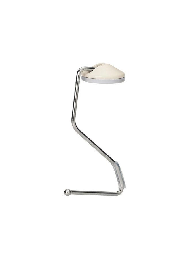 LIHITLAB LIHIT LAB Lightweight Purse Hanger for Table, Bag Hanger, Purse Holder, Desk Hook for Gym, Restaurant, Office, Holds up to 11 pounds, 4" x 2'', Beige (A7595-16) - Image 1
