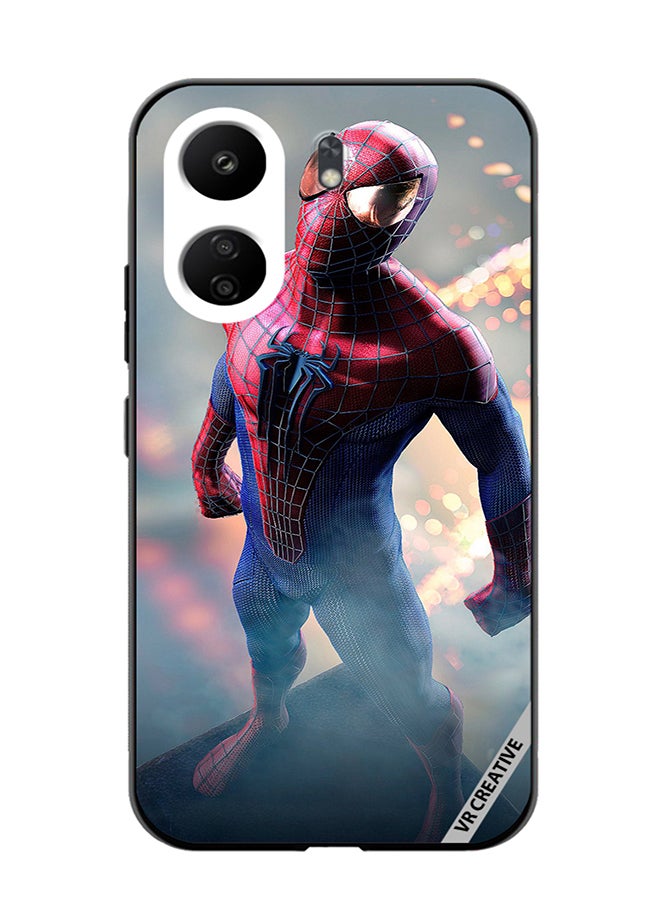 VR CREATIVE Protective Case Cover For Xiaomi Redmi 13C Spiderman Design Multicolour - Image 1