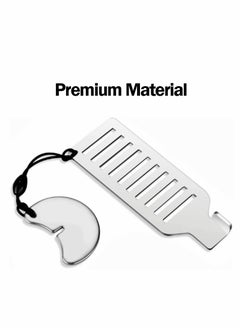 Excefore Portable Door Lock, Travel Lock Punch-Free Security Privacy Portable Security Door Stop Stainless Steel Travel Door Lock  - Image 2