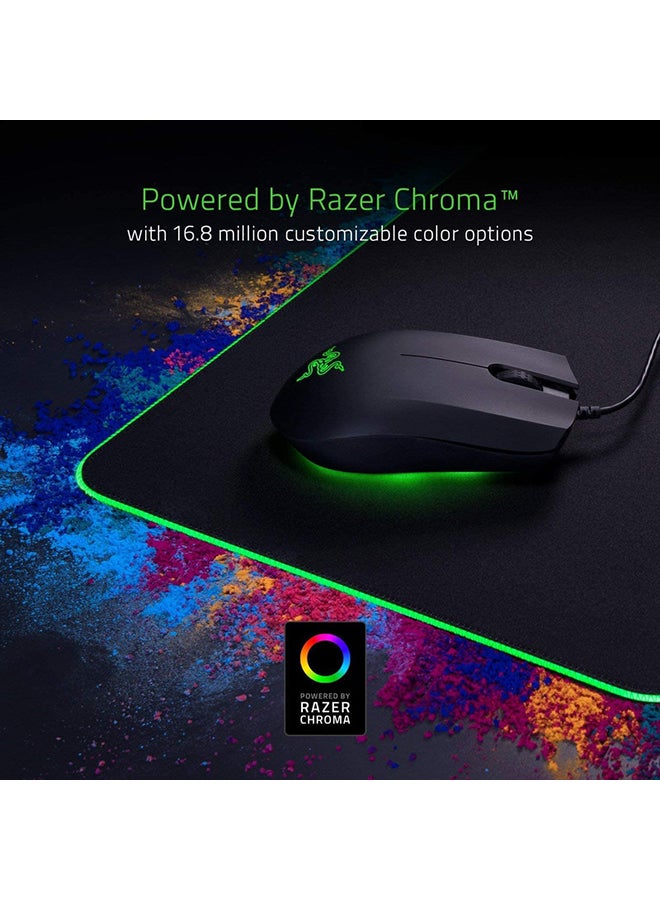 Razer Goliathus Chroma Gaming Mousepad, Customizable Chroma RGB Lighting, Soft, Cloth Material, Balanced Control & Speed, Non-Slip Rubber Base - Classic Black - Image 2