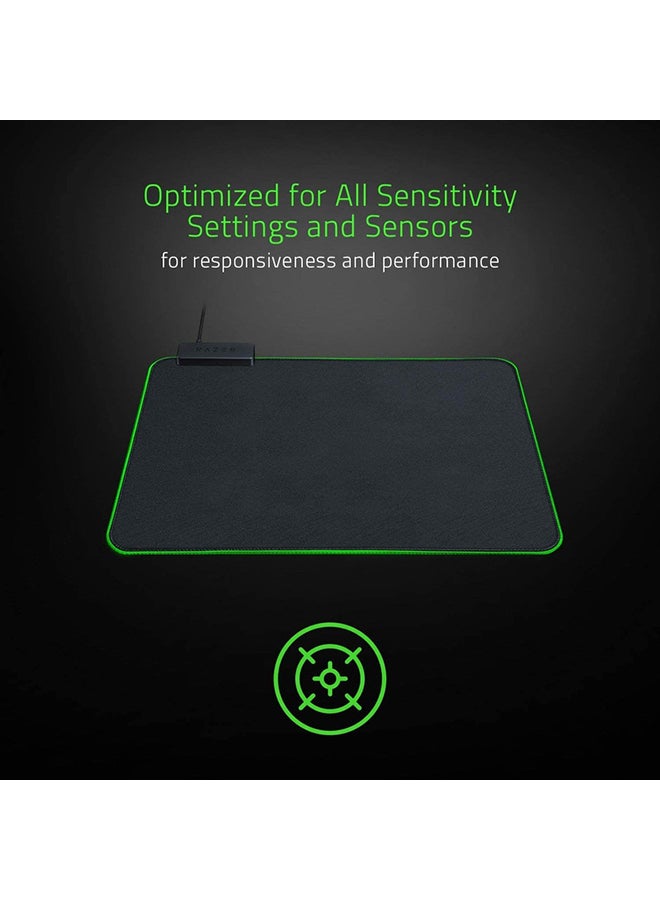 Razer Goliathus Chroma Gaming Mousepad, Customizable Chroma RGB Lighting, Soft, Cloth Material, Balanced Control & Speed, Non-Slip Rubber Base - Classic Black - Image 4