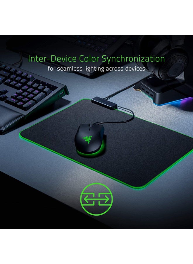 Razer Goliathus Chroma Gaming Mousepad, Customizable Chroma RGB Lighting, Soft, Cloth Material, Balanced Control & Speed, Non-Slip Rubber Base - Classic Black - Image 5