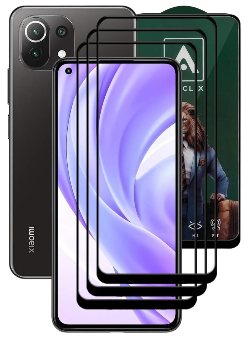 أكاليكس 3   قطع، حماية شاشة،  لهاتف شاومي Mi 11 لايت  ، جودة ممتازة. - Image 1