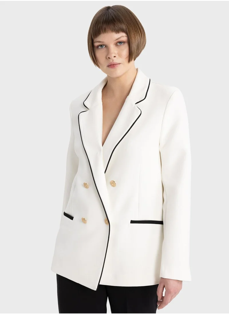 DeFacto Oversize Fit Jacket Collar Blazer