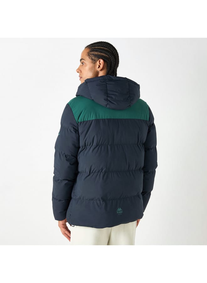 Kappa Kappa Colourblock Zip-Through Hooded Jacket  - Image 3
