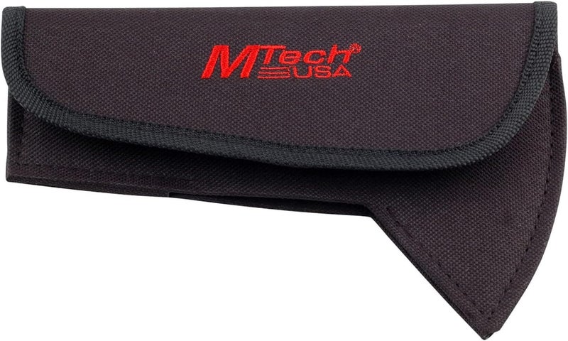 MTECH USA MT-AXE8 Camping Axe, Black Stainless Steel, Cord Wrapped Handle, 15-Inch Overall - Image 2