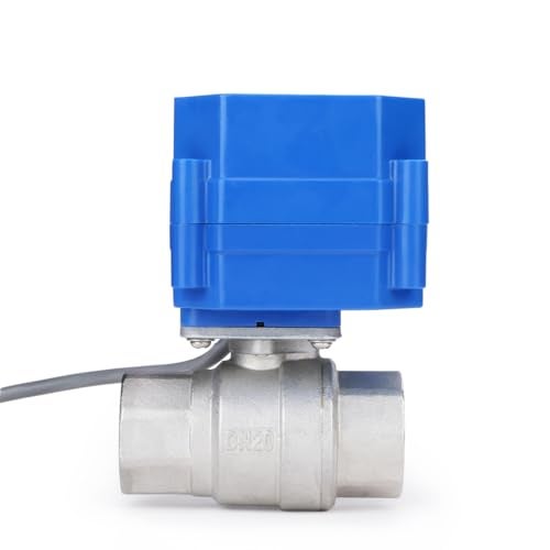 U.S. Solid 3/4" Motorized Ball Valve, Stainless Steel Electrical Valve with Full Port, 9-24V DC, 5 Wire Setup, Compatible with Indicator Lights for Open/Closed Position - Image 4