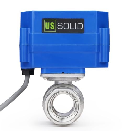 U.S. Solid 3/4" Motorized Ball Valve, Stainless Steel Electrical Valve with Full Port, 9-24V DC, 5 Wire Setup, Compatible with Indicator Lights for Open/Closed Position - Image 5
