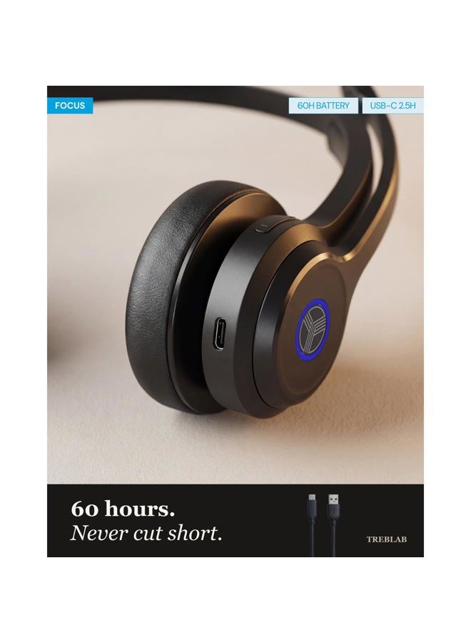 TREBLAB C7 - Comfortable Single Ear Bluetooth Headset with Mic, AI Noise Cancelling, 45H Battery, Wireless Blue Tooth Computer Headset w/Microphone for Truck Driving, Laptop, Phone, Home Office Work - Image 3