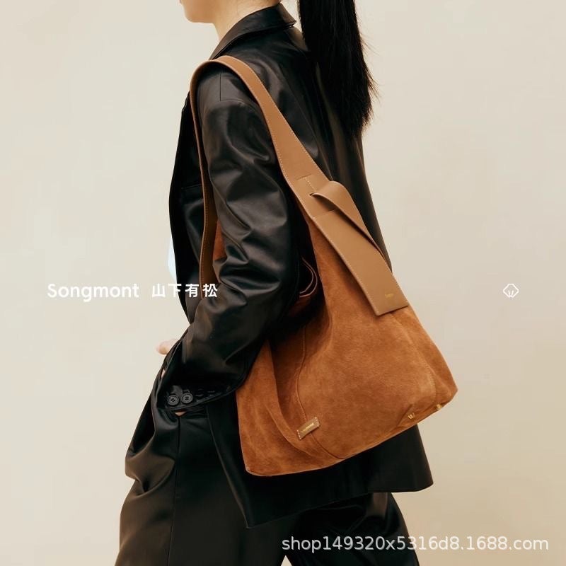 Genuine Leather Tote Bag with Ear Handles - Image 4