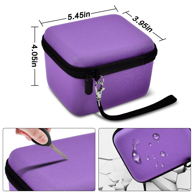 Comecase Vlogging Camera Case Compatible with for Duluvulu/for VJIANGER/for JGIPL/for TEBNGIHNM 4K Digital Cameras for Youtube. Vlog Camera Carrying Storage for Lens, Cable and Other Accessories - Purple - Image 5