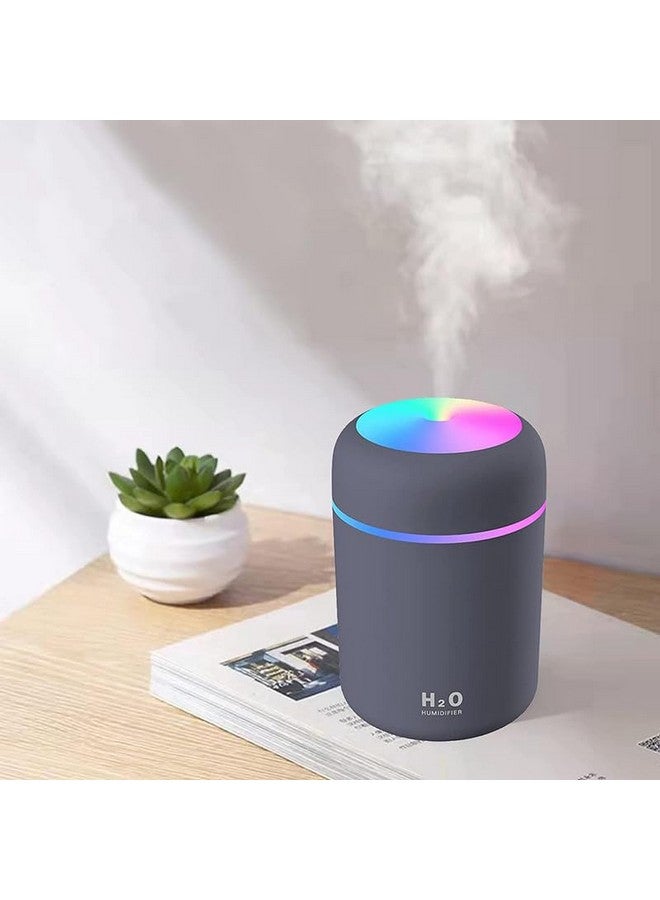 SELLER ZONE Humidifiers With Colorful Light For Room, Bedroom, Office, Car (Gray), 300 Ml - Image 3