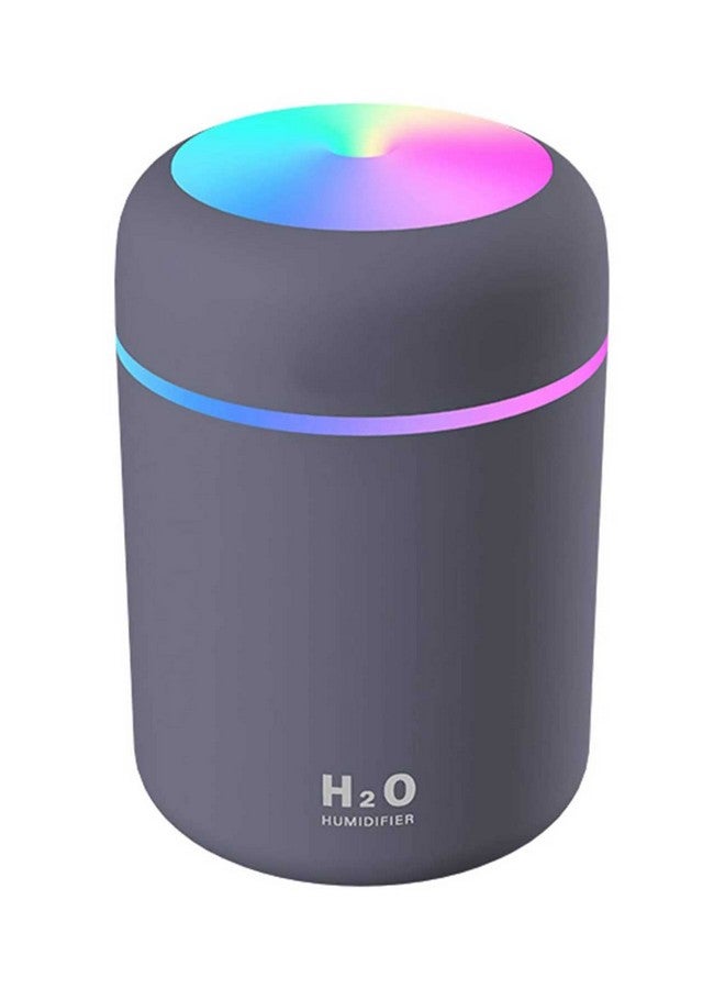 SELLER ZONE Humidifiers With Colorful Light For Room, Bedroom, Office, Car (Gray), 300 Ml - Image 1