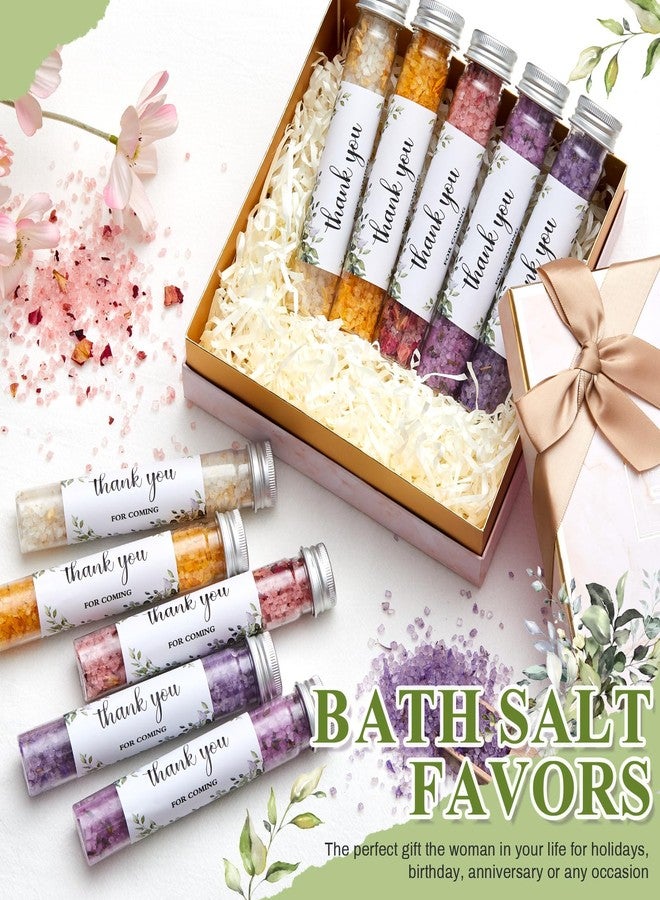 Dimsile 12 Pcs Aromatherapy Bath Salts Test Tube Bath Salts for Women Relaxing Spa Gifts Set for Wedding Christmas Birthday Baptism Party Favors (Greenery) - Image 5