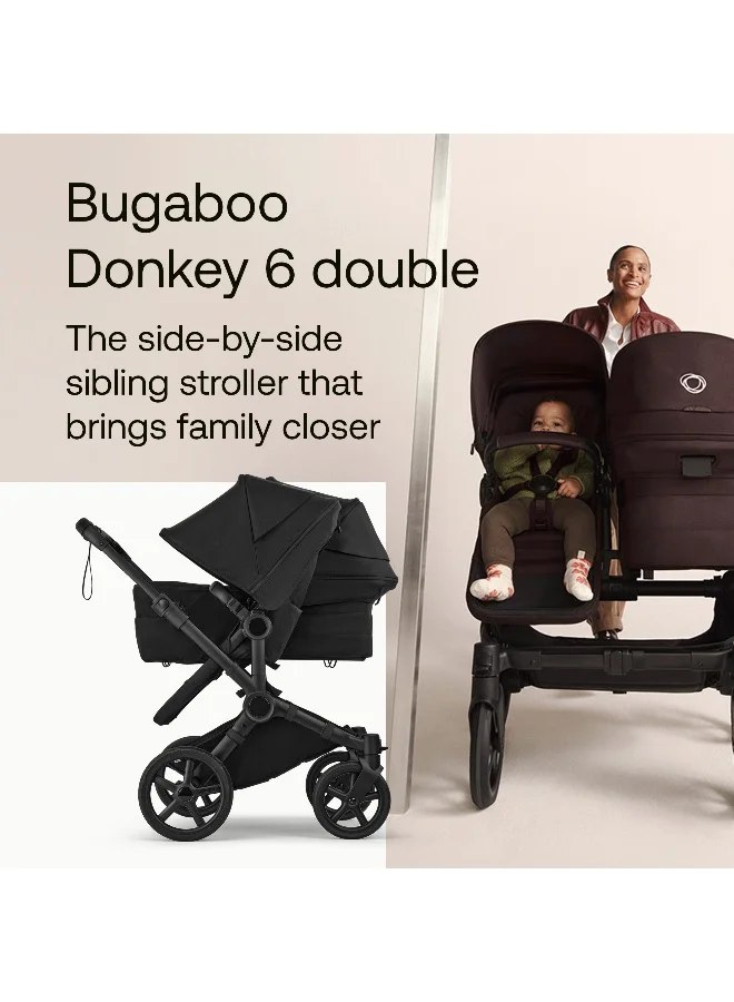 بوجابو Bugaboo Donkey 6 Sibling Seat Extension Set for Second Child, Heritage Black
