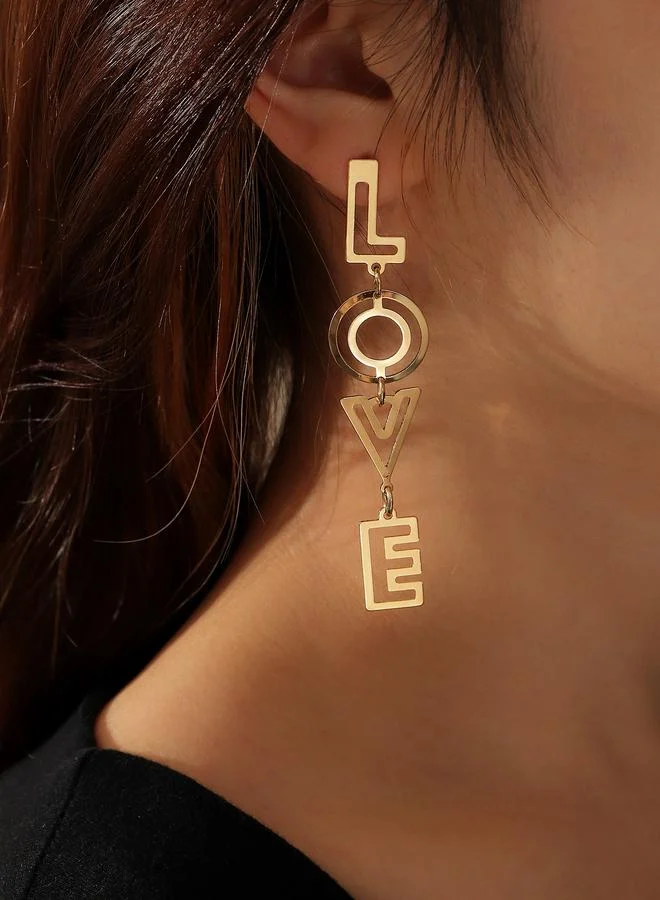 تايك تو Love Letter Dangle Earrings