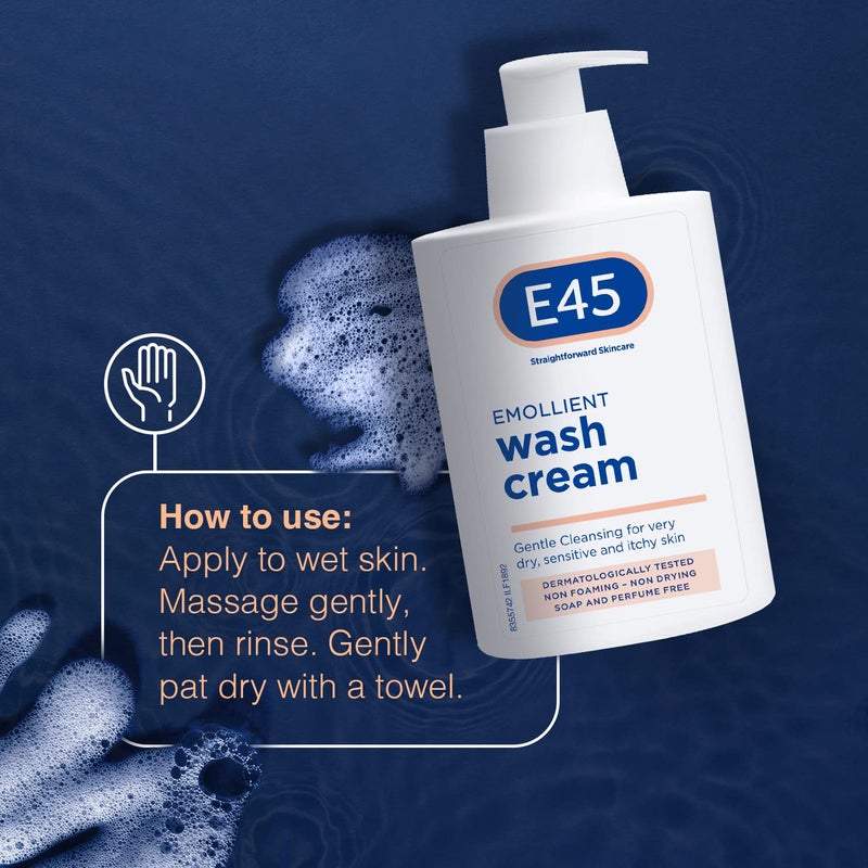 E45 Wash Cream 250ml - Image 4