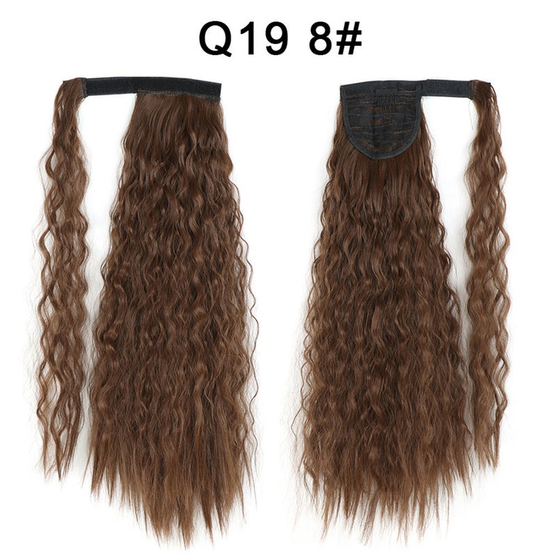 Generic Xuchang Magic Tape Corn Curly Ponytail Extension Q19  8#