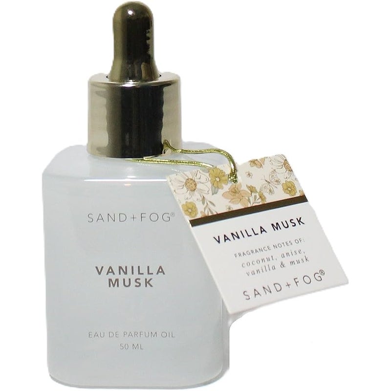 Sand + Fog Vanilla Musk Perfume Eau De Parfum Oil Dropper 1.7 fl oz - Image 1