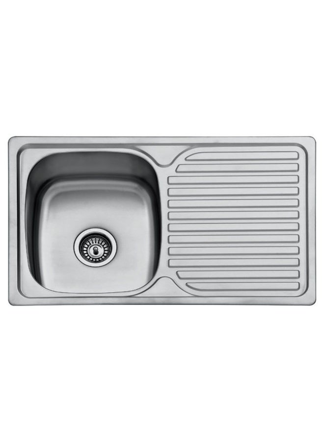 DANUBE HOME Milano Kitchen Sink Bl-834B - 800X480X160 Mm - Inset - Image 1