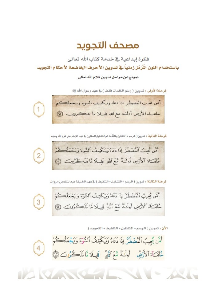null - مصحف التجويد مع تفسير الكلمات قياس 12*17 سم - غلاف مرن - Image 1