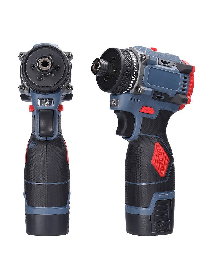 Generic 16.8V Multi-function Electric Screwdriver 45Nm Torque Brushless Motor Practical Screw Driver for Home Appliances Furniture Installation Automotive Electronics Repairing  - Image 4