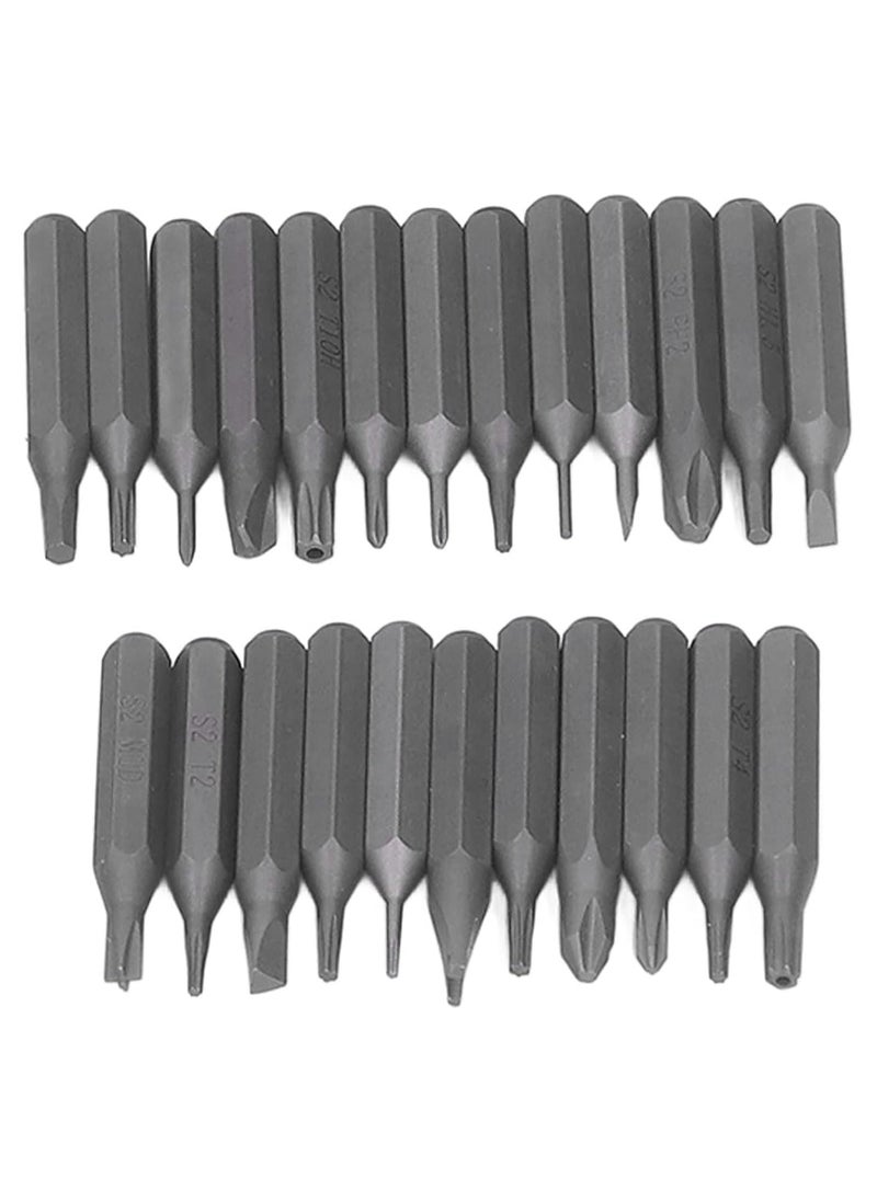 Generic - Mini Electric Screwdriver, 24 in 1 Cordless Electric Screwdriver Kit, Allen Key Drill Bit Set Rechargeable Small Power Screwdriver Set with 28 Bits, Professional Repair Tool (+F2) - Image 1