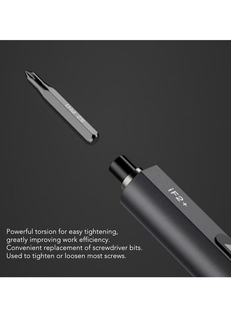 Generic - Mini Electric Screwdriver, 24 in 1 Cordless Electric Screwdriver Kit, Allen Key Drill Bit Set Rechargeable Small Power Screwdriver Set with 28 Bits, Professional Repair Tool (+F2) - Image 1