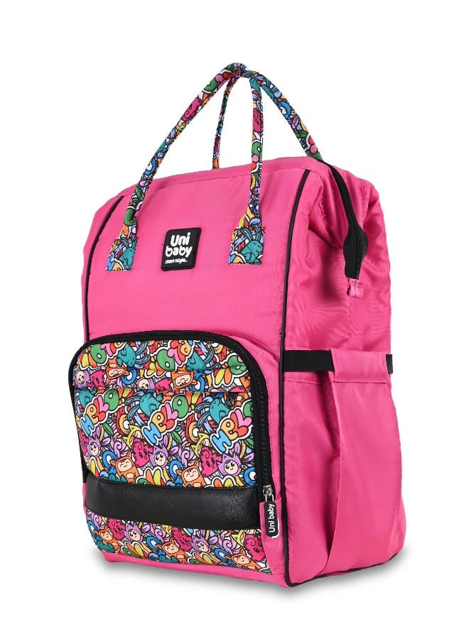 Uni baby Diaper bag Uni baby Cool pink wooded - Image 1