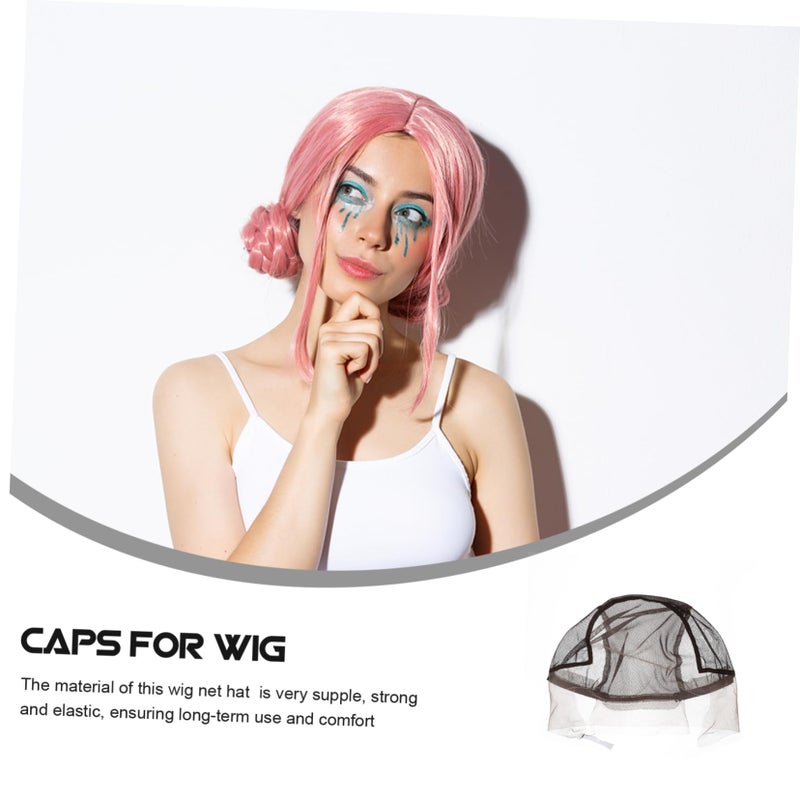 Breathable Mesh Wig Cap Elastic Hair Net Comfortable Durable For Women Men - Image 4