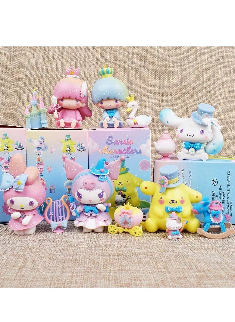kuromi 100% Random Collectible Figures Sanrio Kuromi Style Mystery Capsule Box 2pcs  - Image 1