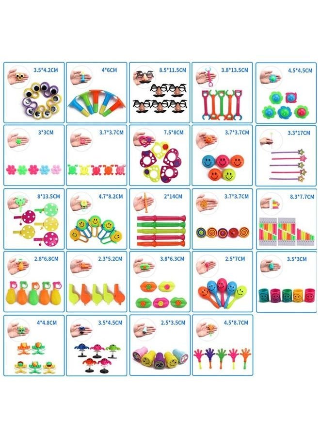 Beauenty - 120Pcs Bulk Party Favors Bag Fillers Treasure Chest Box Prizes Assortment Pinata Toys - Image 1