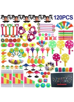 120Pcs Bulk Party Favors Bag Fillers Treasure Chest Box Prizes Assortment Pinata Toys