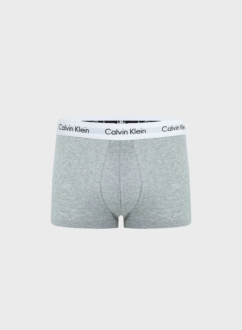 CALVIN KLEIN 3-Pack Cotton Stretch Low Rise Trunks