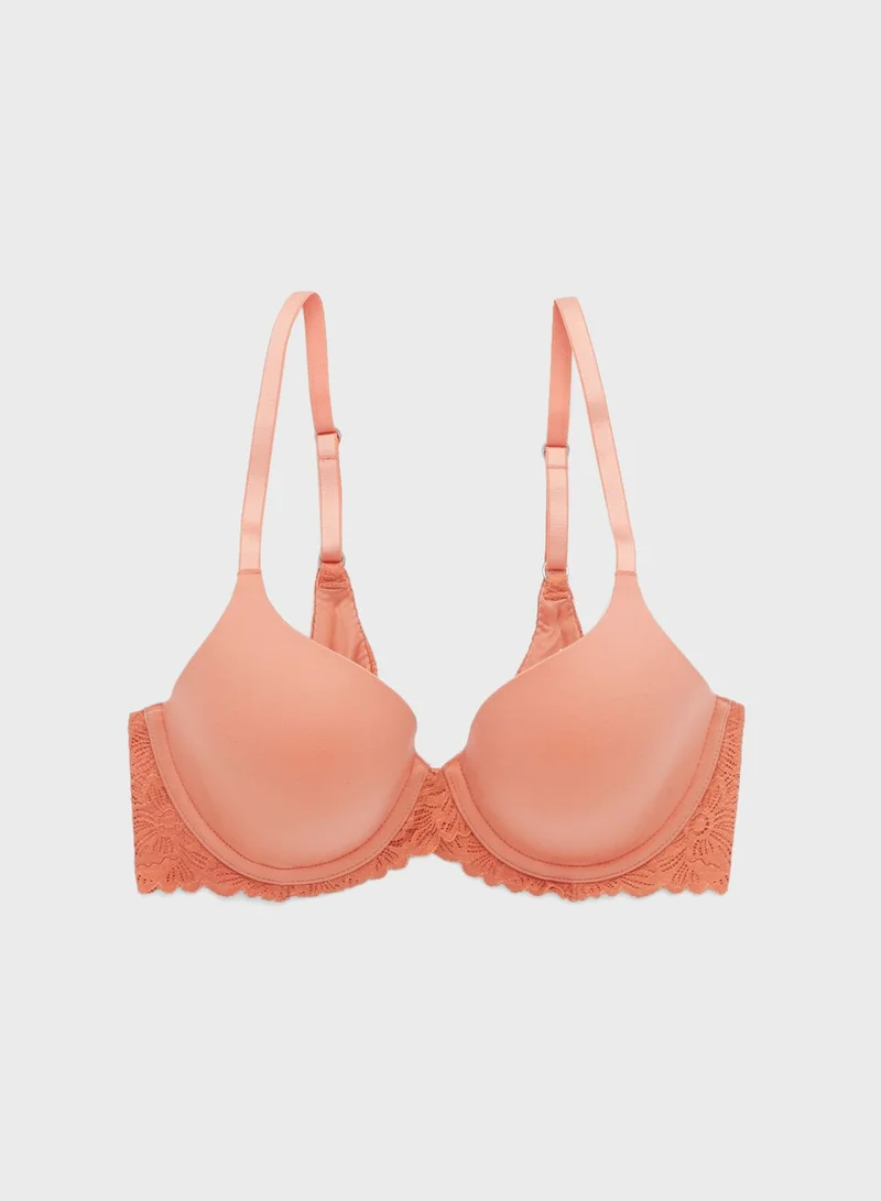 Aerie Lace Detail Plunge Bra