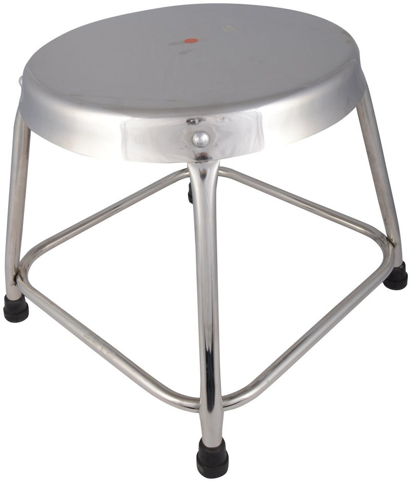 Bhaktee STL13 Stool Glossy Finish Silver - Image 3