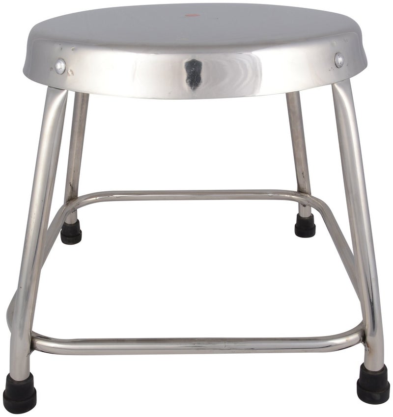 Bhaktee STL13 Stool Glossy Finish Silver - Image 2