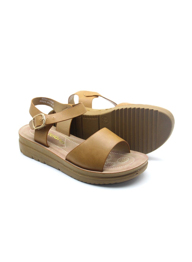 SD.Felano Flat Sandals | Open Toe, Soft Bottom, Casual and Breathable Women Shoes for Girls &Ladies | Lightweight women's fashion sandalsfor Walk and Summer - Image 3