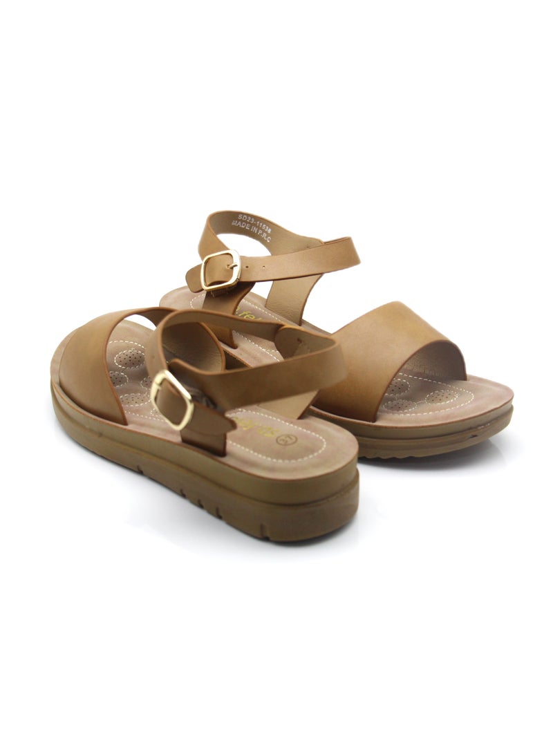 SD.Felano Flat Sandals | Open Toe, Soft Bottom, Casual and Breathable Women Shoes for Girls &Ladies | Lightweight women's fashion sandalsfor Walk and Summer - Image 4