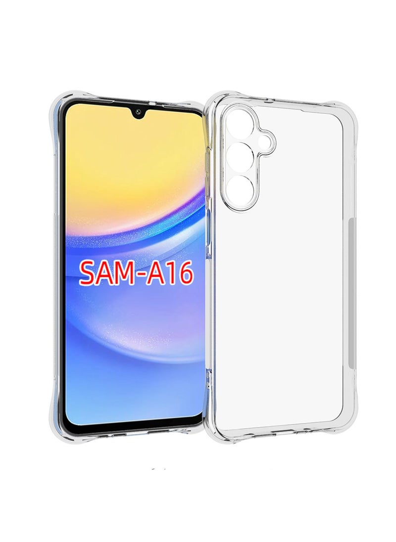 X-level Case for Samsung Galaxy A16 4G/ 5G ,Cover Case with Camera Protection Transparent Reinforced Corner Bumper Soft TPU Silicone Cover Shockproof Phone Case for Samsung Galaxy A16 4G/5G (Clear)  - Image 5