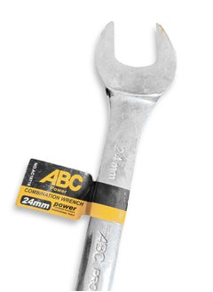 ABC Double wrench 24mm , made of strong chrome vanadium, for high durability and resistance to rust and corrosion, open end and closed end to suit various tasks, durable construction and balanced weight, ideal for every professional or amateur who needs reliable and precise performance  - Image 2