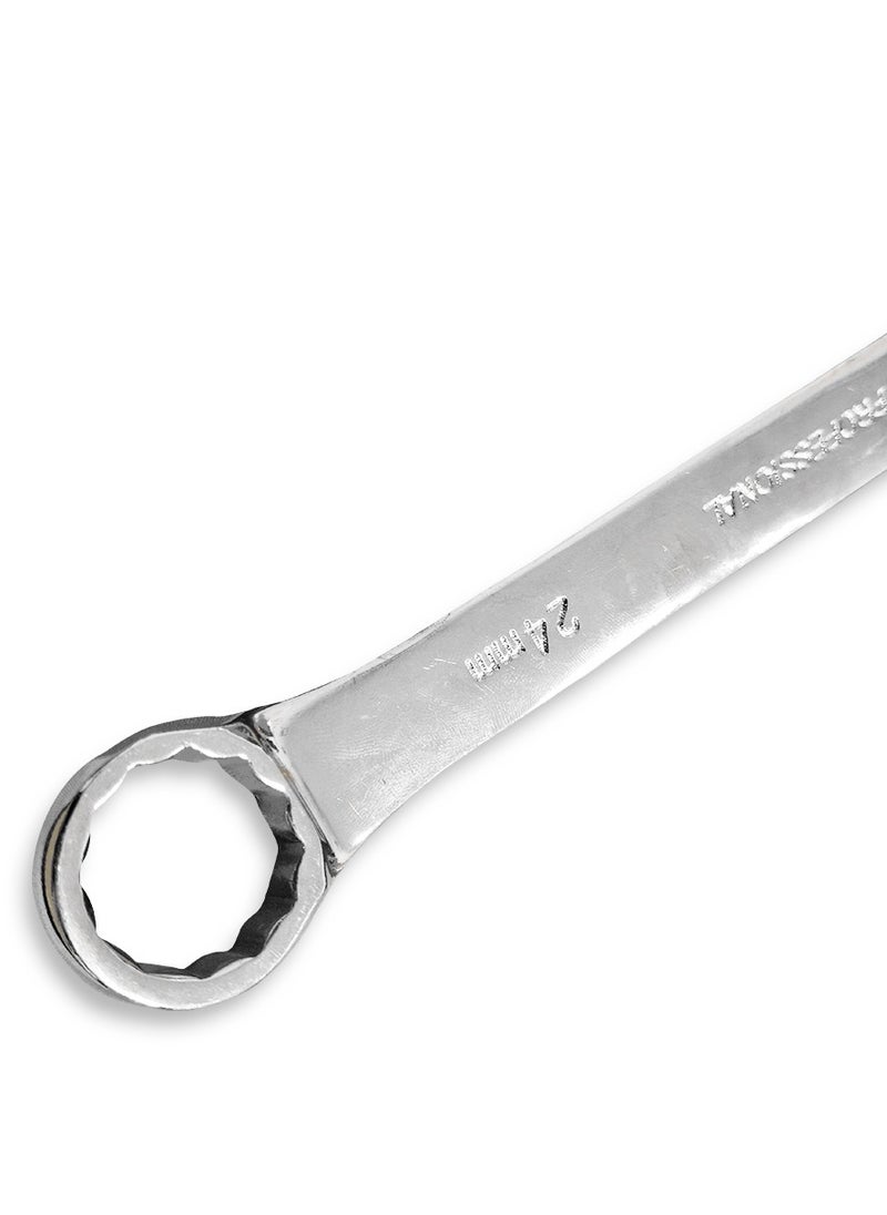 ABC - Double wrench 24mm , made of strong chrome vanadium, for high durability and resistance to rust and corrosion, open end and closed end to suit various tasks, durable construction and balanced weight, ideal for every professional or amateur who needs reliable and precise performance - Image 1