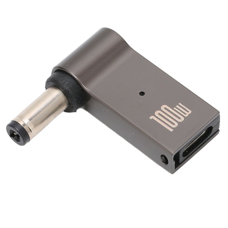 PD 100W Adapter 5A Type C Female to Male - Aluminum Alloy Shell Fast Charging Adapter for Notebook - Image 1